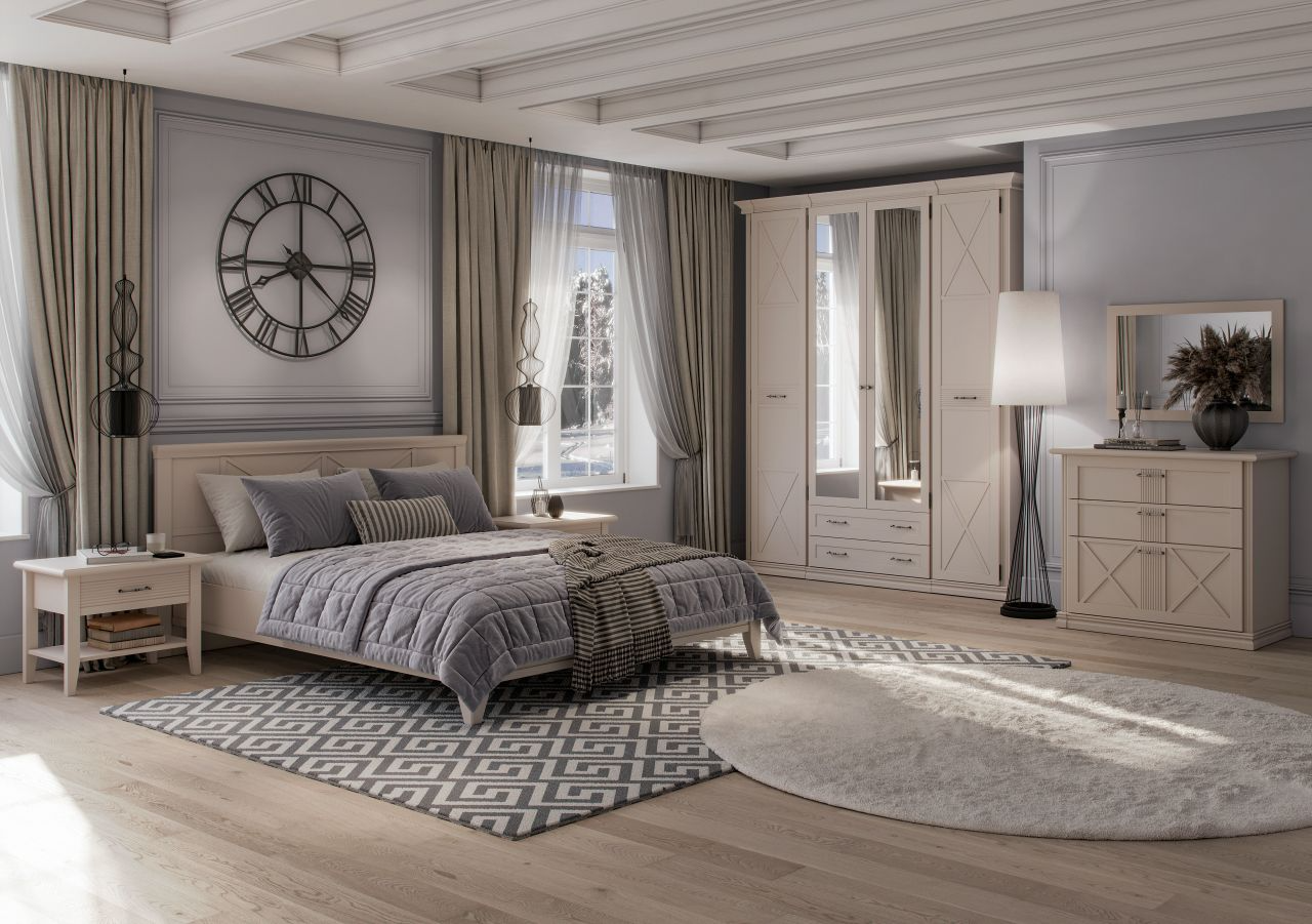 Двуспальные кровати - изображение №5 "Кровать Кантри 160 х 200 "  на www.Angstrem-mebel.ru